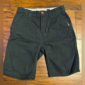Quicksilver Straight-Fit Board Shorts Boys Size 10 Black